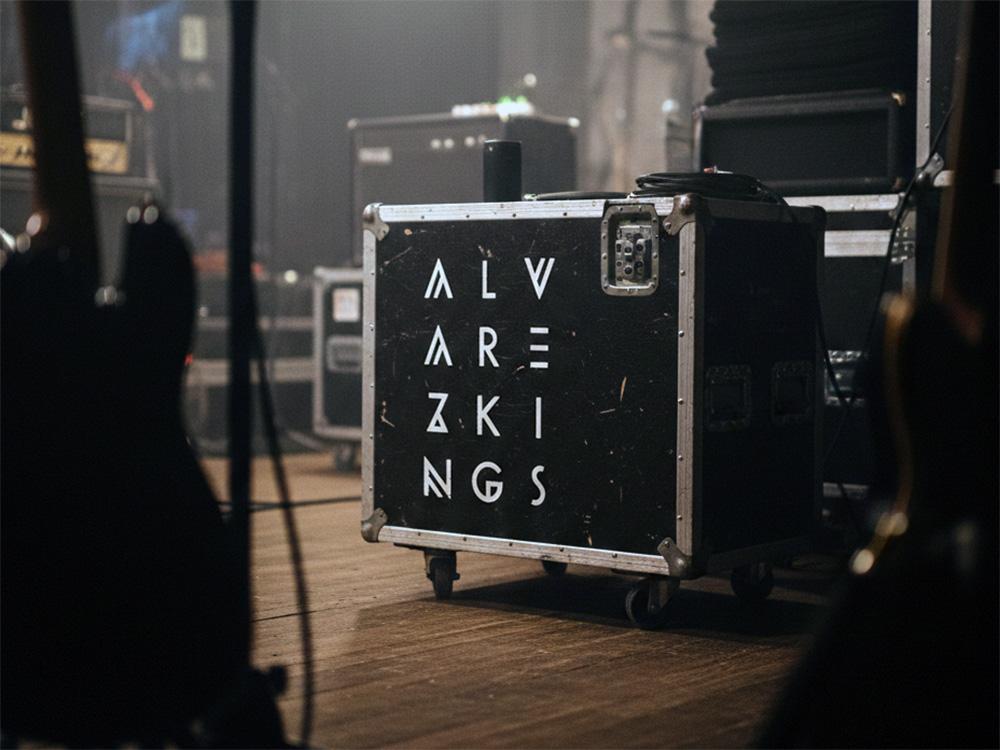 alvarez kings 13 alvarez kings logo on amp case