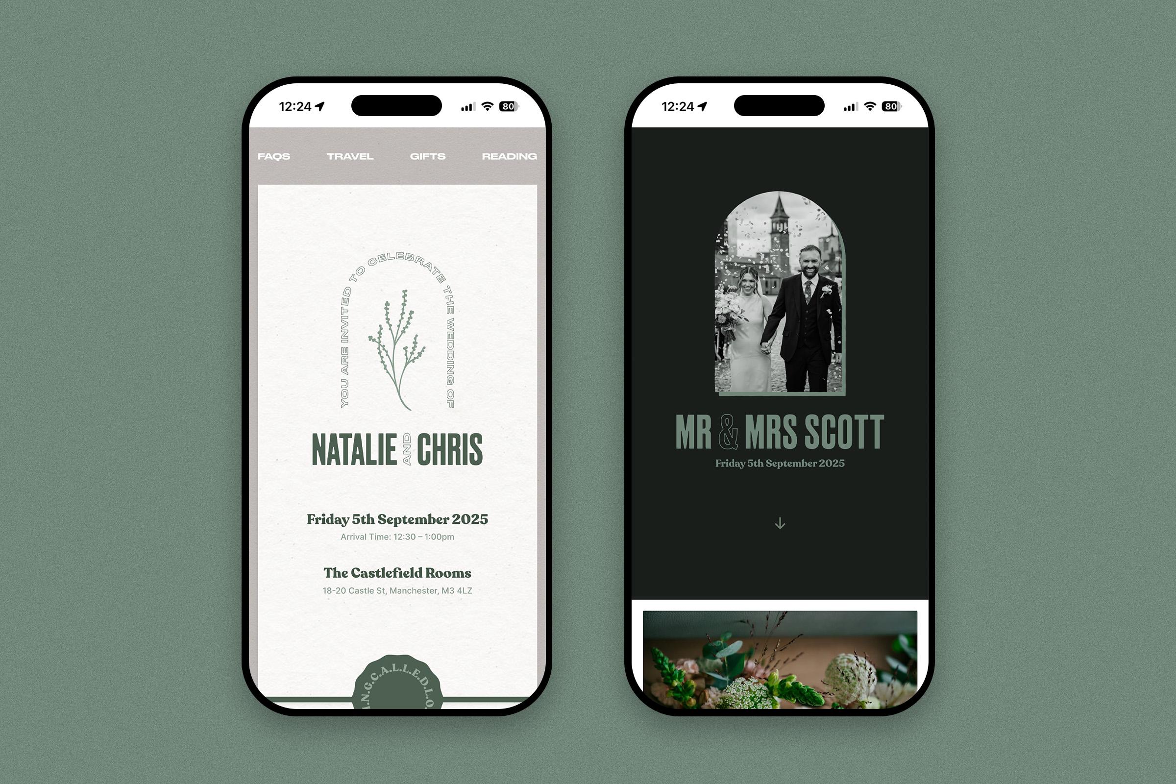 the scott wedding mobile