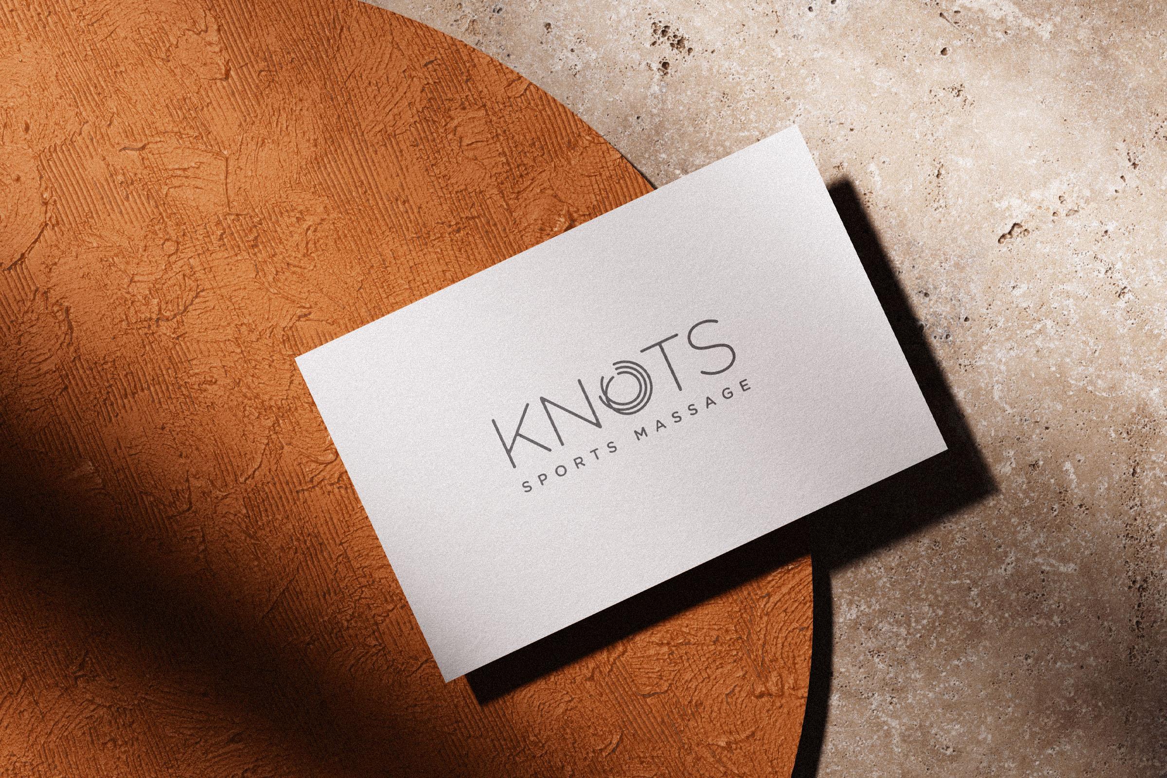 knots knots sports massage business card